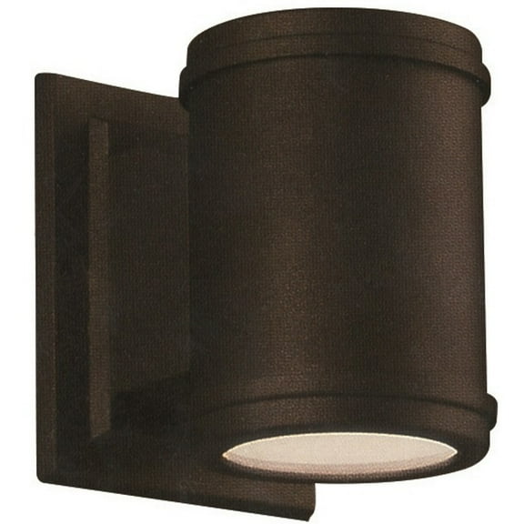 SUPERHUNTER 3.2"D x 4"W x 4"H Textured Bronze Finish LED Wall Light