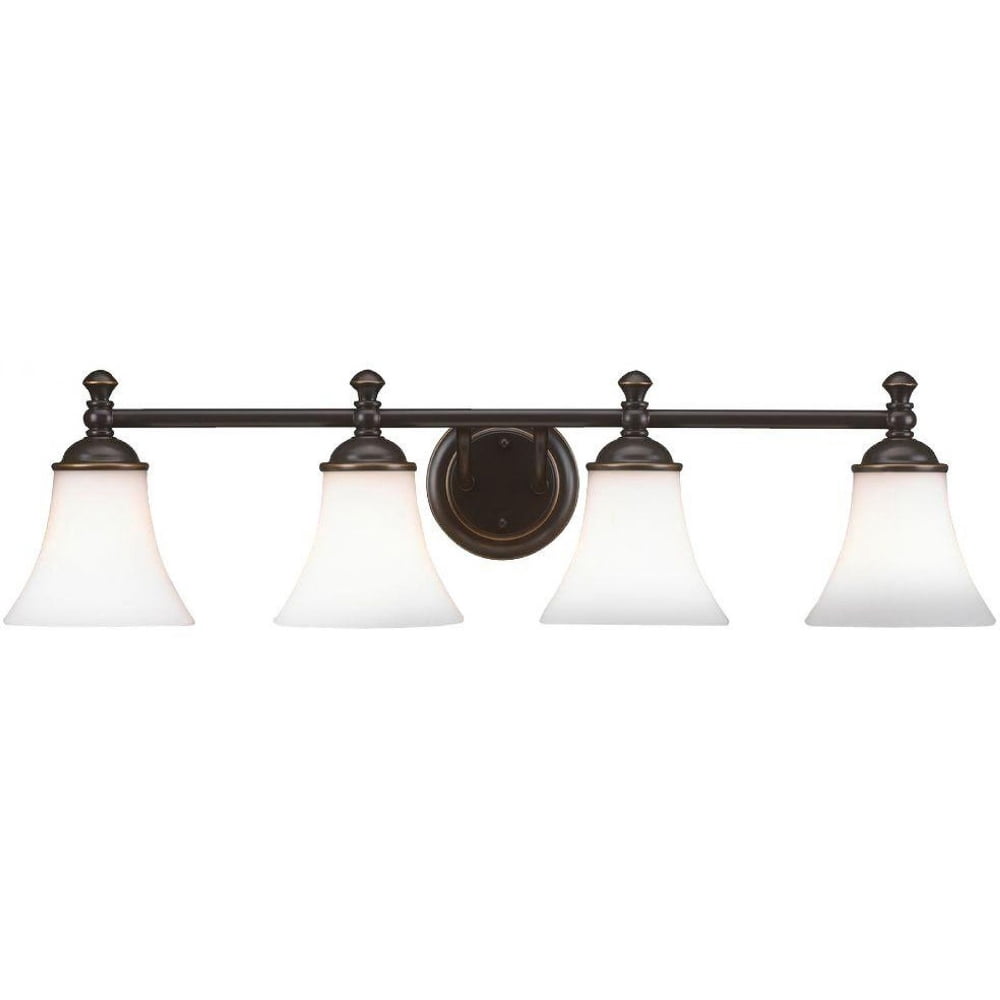 SUPERHUNTER 4-Light Oil Rubbed Bronze Vanity Light
