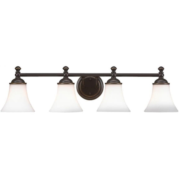 SUPERHUNTER 4-Light Oil Rubbed Bronze Vanity Light
