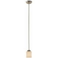 thumbnail image 1 of SUPERHUNTER 5"W x 56"H Brushed Nickel Finish Mini Pendant, 1 of 2
