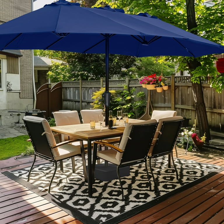 hooda 13 ft market patio umbrella TheLAShop Wood Outdoor Furniture making this umbrella a reliable addition to your outdoor setup. Ainfox 13ft Large Patio Umbrella,