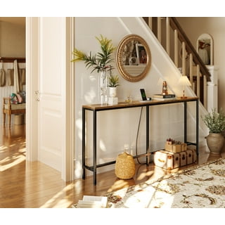 Tall skinny wall table deals