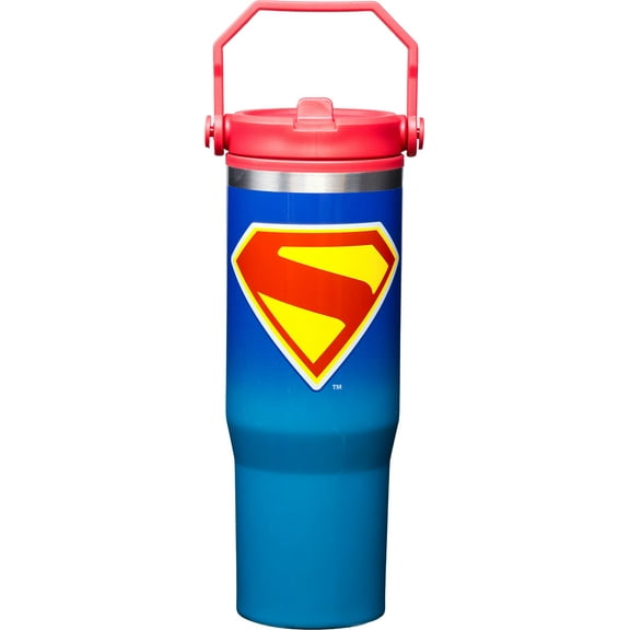 SUPERMAN LEGACY 30OZ STNLS BOT