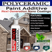 SUPERMAXX Polyceramic Paint Additive, Clear, Latex-Based, 8oz