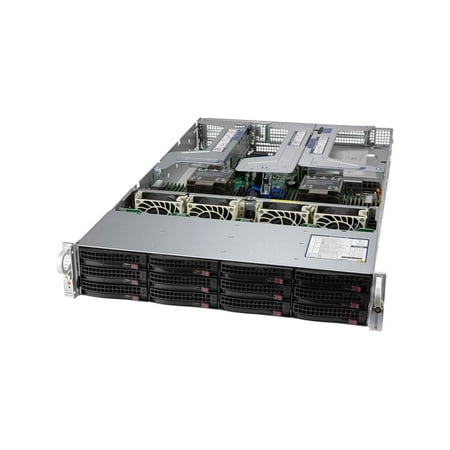 SUPERMICRO 2U Dual Intel Xeon Gold 5320 full Server System, 26 Core, 52 Threads, 128 GB DDR4 Memory, 1.92T NVMe M.2 SSD.