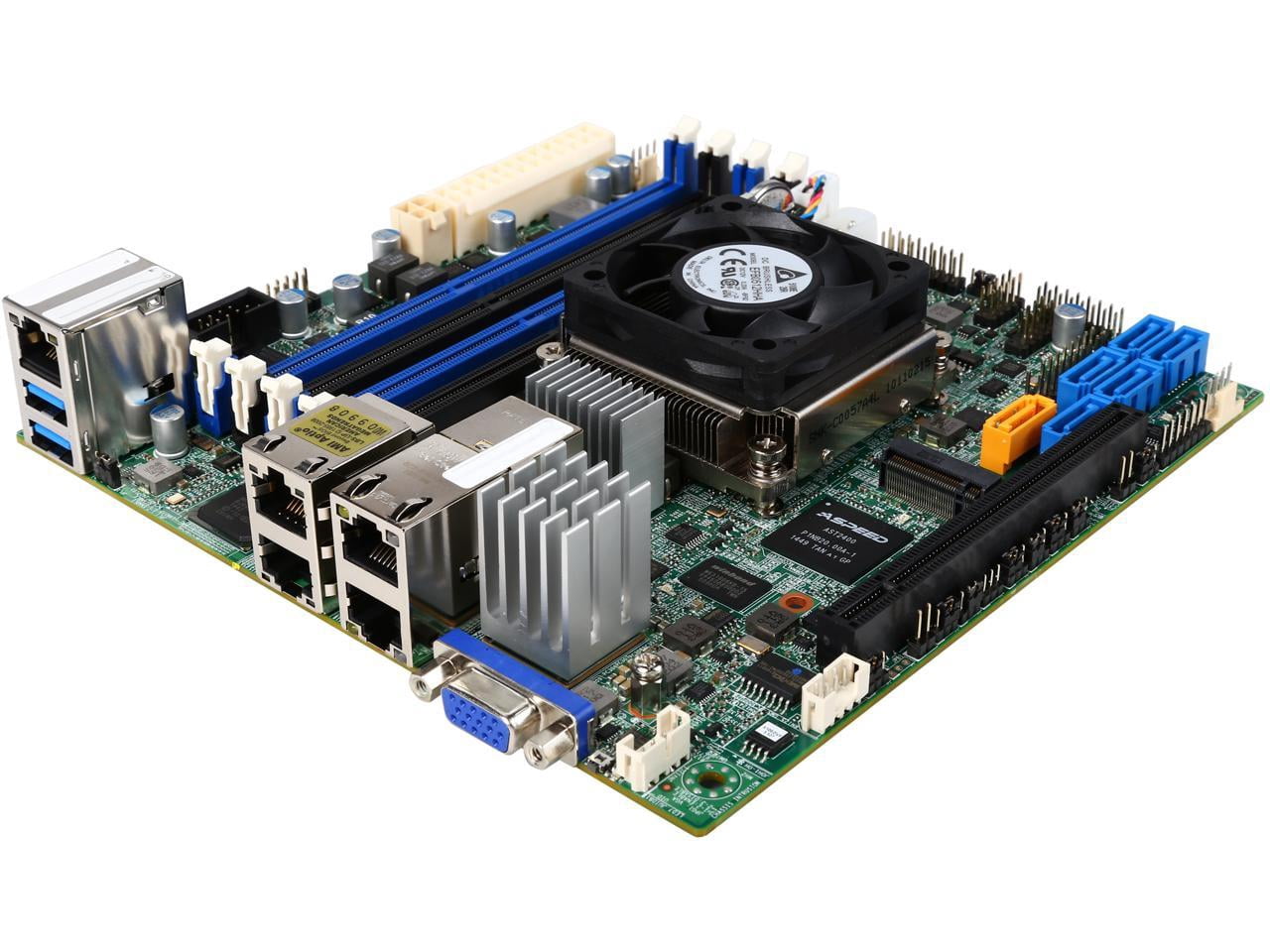 SUPERMICRO MBD-X10SDV-TLN4F-O Mini ITX Server Motherboard Xeon ...