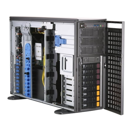 SUPERMICRO SYS-740GP-TNRT 4U Tower 4U Rackmountable Tower Dual Processor (3rd Gen Intel Xeon) Workstation with 4 PCIe GPUs, For Customized Please Contact with Newegg B2B.