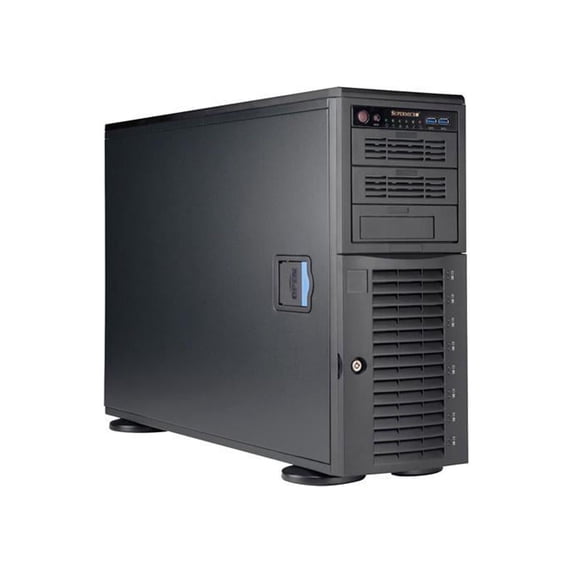 Supermicro Pc Case Rear SUPERMICRO Computer Parts: SuperChassis CSE-743AC-1K26B-SQ Black 4U ...