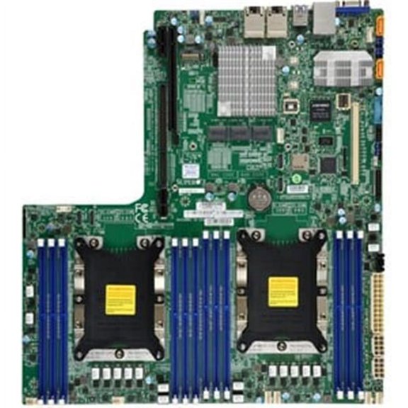 SUPERMICRO X11DDW-NT - Motherboard - Socket P - 2 CPUs supported - C622 Chipset - USB 3.0 - 2 x 10 Gigabit LAN - onboard graphics