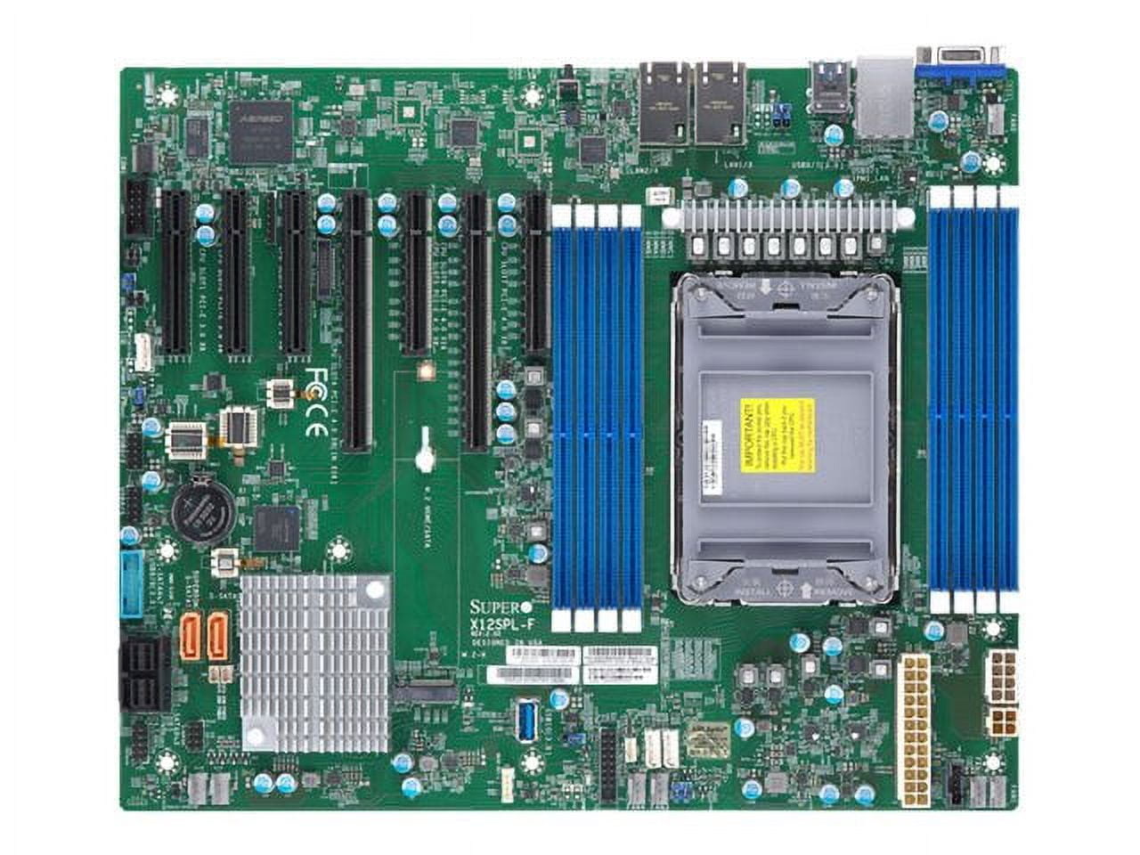 Supermicro X12SPL-F Server Motherboard - Intel C621A Chipset - Socket P ...