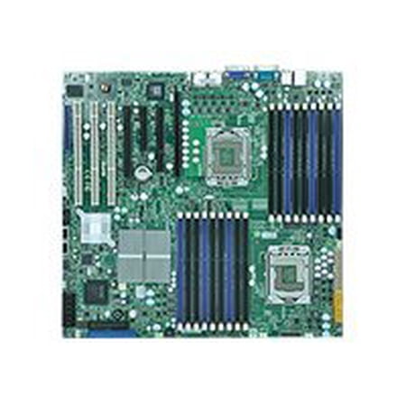 SUPERMICRO X8DTN+-LR - Motherboard - enhanced extended ATX - LGA1366 Socket - 2 CPUs supported - i5520 Chipset - 2 x Gigabit LAN - onboard graphics