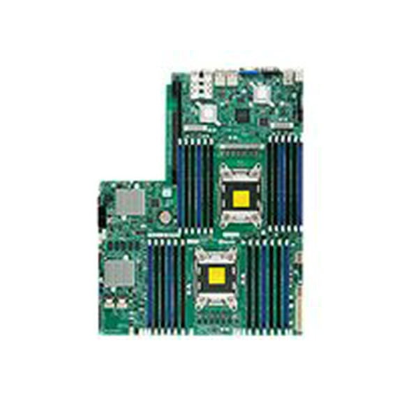 SUPERMICRO X9DRW-7TPF+ - Motherboard - LGA2011 Socket - 2 CPUs supported - C602J Chipset - 2 x 10 Gigabit LAN, 2 x Gigabit LAN - onboard graphics