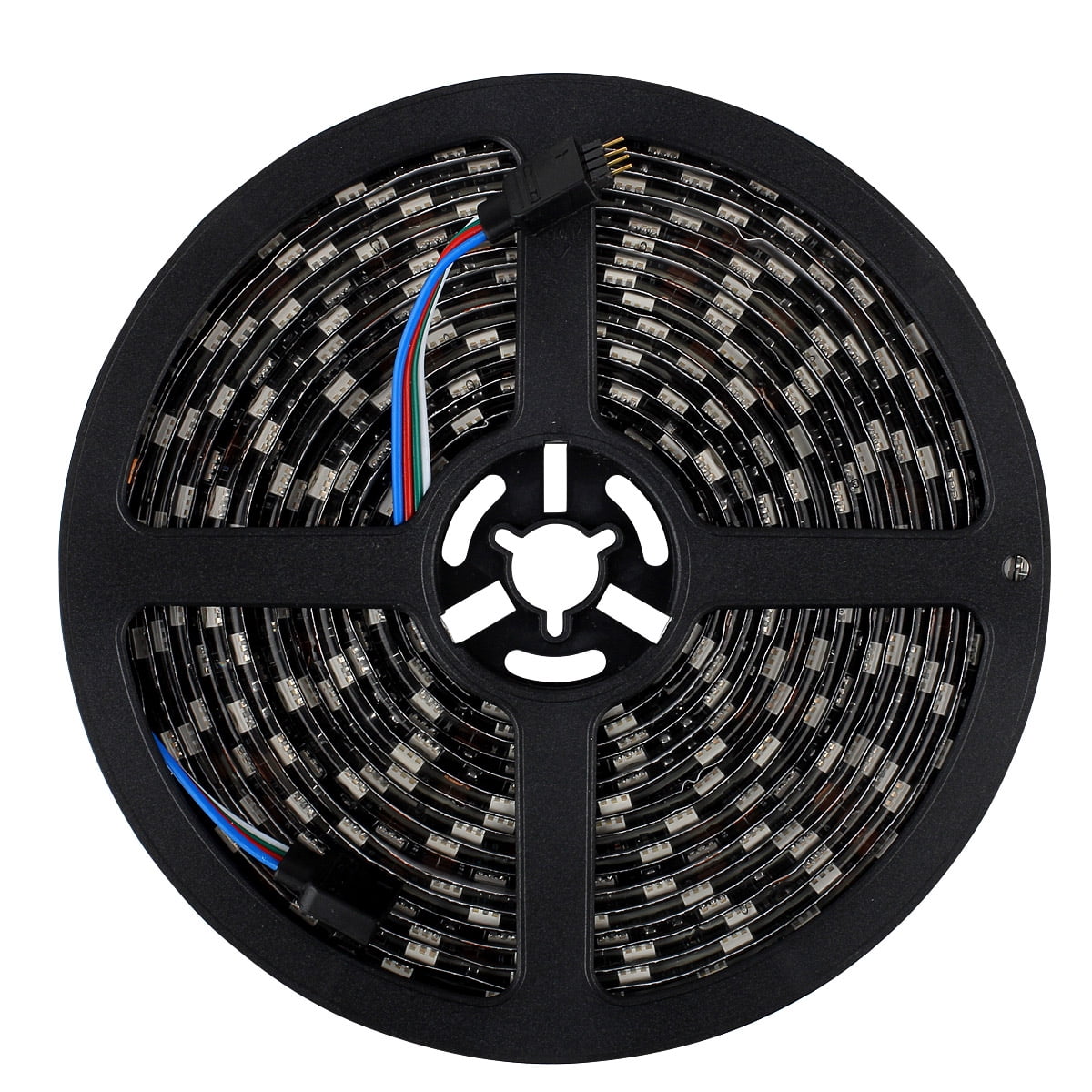 16.4ft RGB LED Strip Light - 5050 Chip, Waterproof, 12V/24V, Color Changing