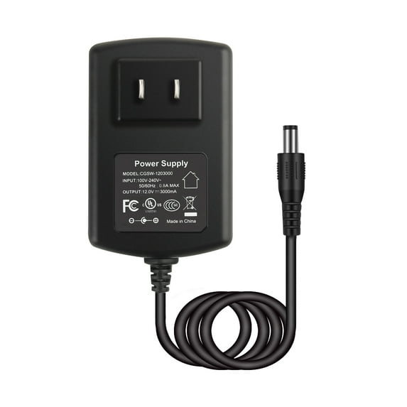 SUPERNIGHT AC 100-240V To 12V 3A Power Supply Adapter 36W UL Listed FCC