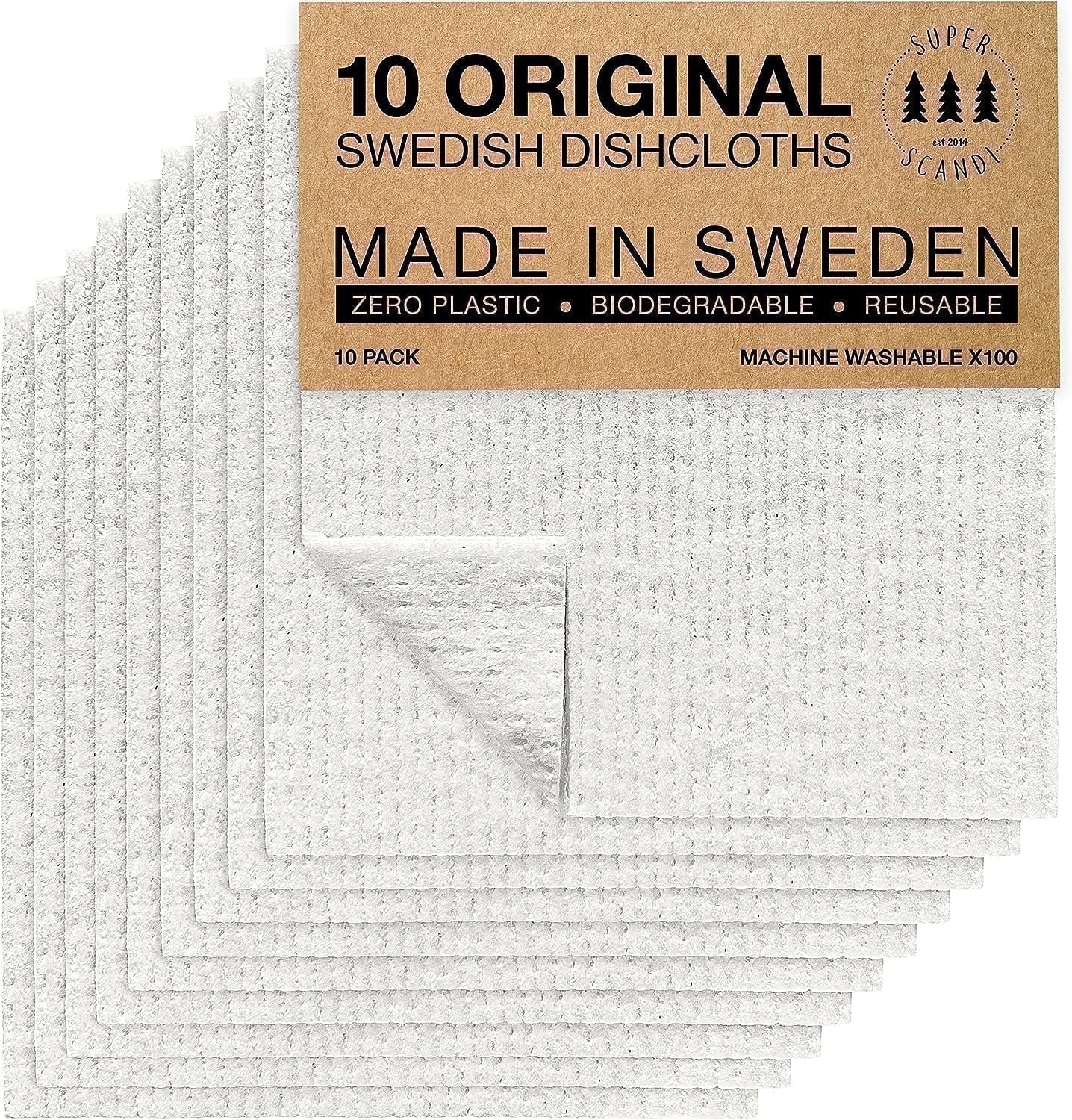 SUPERSCANDI Swedish Dishcloths