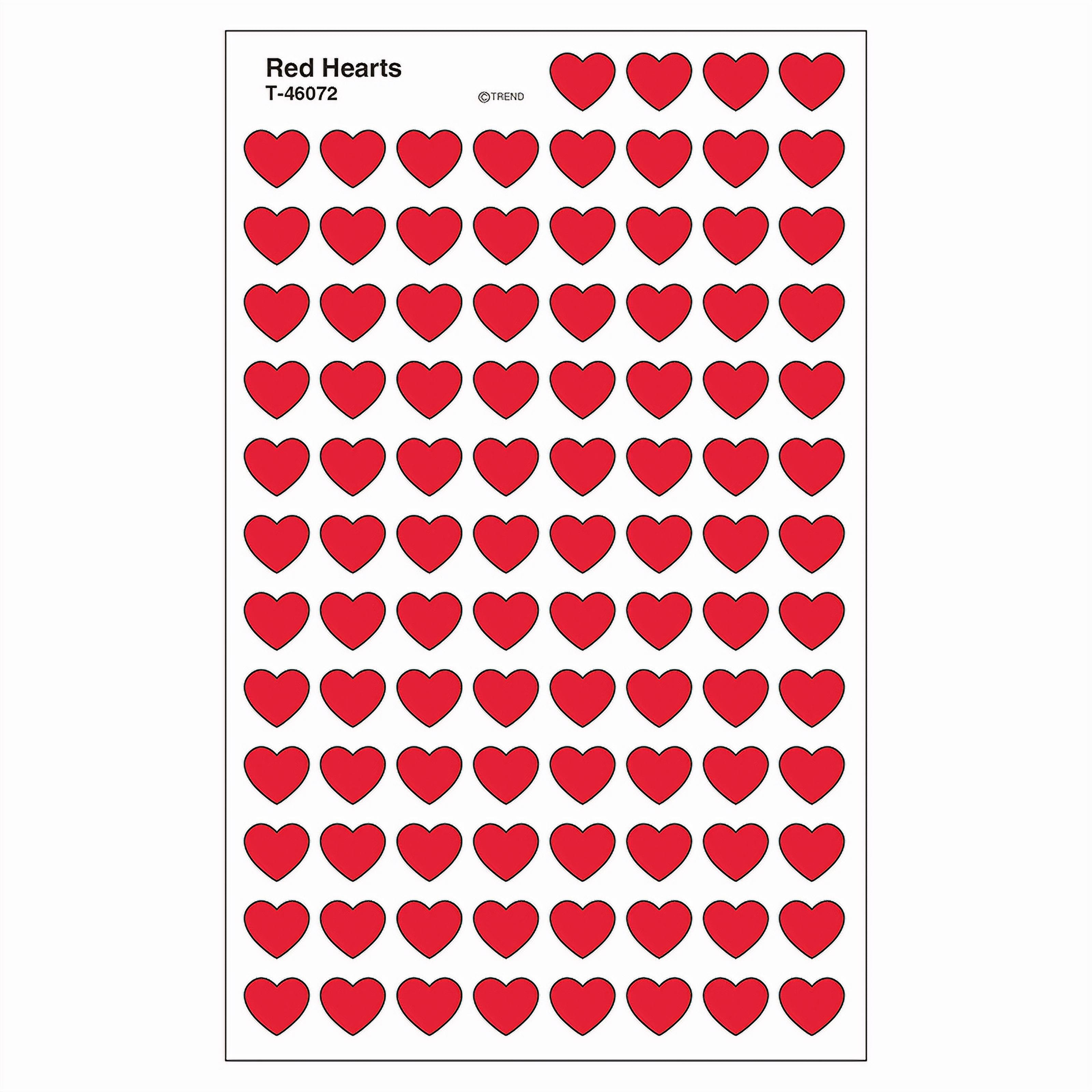 Wilton Sticko Classic Heart Circles Stickers, 18 Piece 