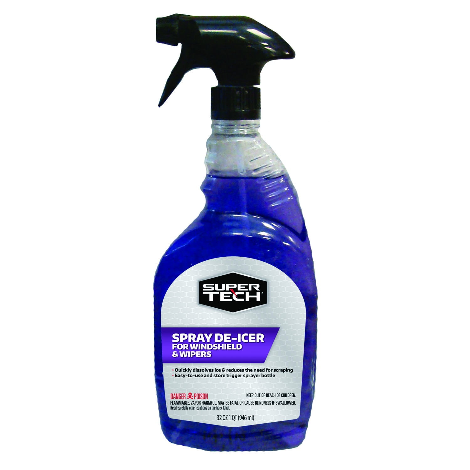Super Tech 32oz Trigger Spray Windshield De-Icer for All Vehicles