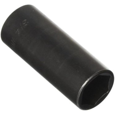 Williams 10mm 6-Point Impact Deep Socket - 3/8" Drive, SuperTorque, Black Industrial Finish - USA Made