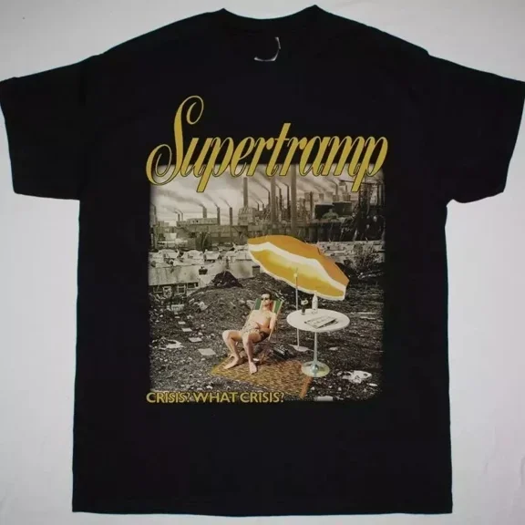 Reprint Rare SUPERTRAMP T-SHIRT, CRISIS WHAT CRISIS, GIFT FOR FAN N2709_06.webp