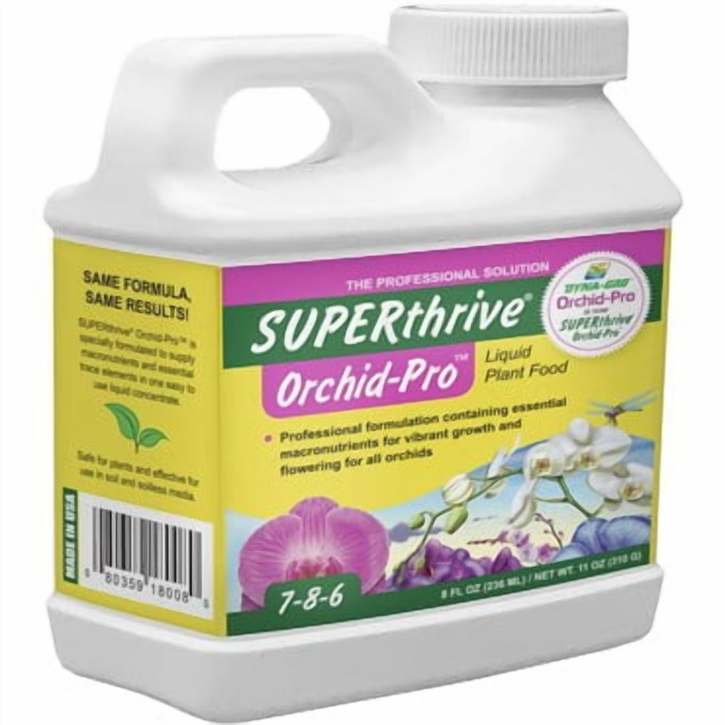 SUPERthrive Orchid-Pro Liquid Plant Food 7-8-6 - 8oz