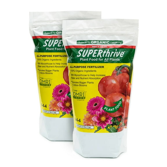 SUPERthrive Organic 4-4-4 All-Purpose Fertilizer, Solid Granular
