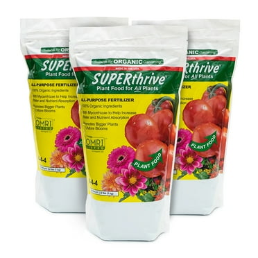 SUPERthrive Organic 4-4-4 All-Purpose Fertilizer, Solid Granular