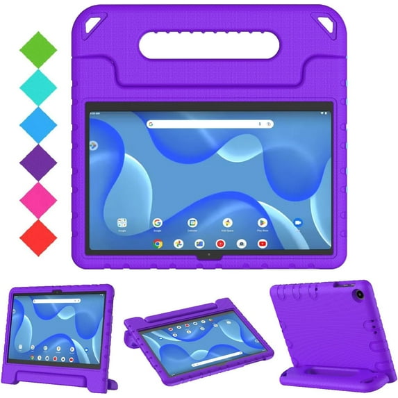SUPNICE Kids Case for Walmart Onn 10.4 Inch Tablet Pro 2023 (Model: 100110603), Lightweight Shockproof Convertible Handle Stand Case for Onn Tablet Pro 10.4",Purple