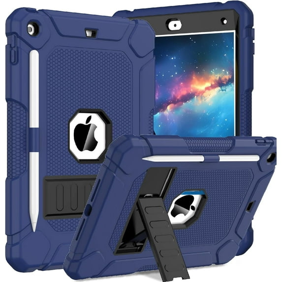 SUPNICE Case for Walmart Onn 12.1" Tablet Pro 2024(Model:100146663) with Pencil Holder & Kickstand,Shockproof Anti-Slip Protective Case for Onn 12.1" Tablet Pro 2024,Navy Blue