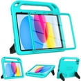 thumbnail image 1 of SUPNICE Kids Case with Built-in Screen Protector for New iPad 11-inch (A16) 2025 / iPad 10th Generation 2022(10.9 inch) with Shockproof Handle Stand Case for iPad 11/10.9 Inch,Turquoise, 1 of 8