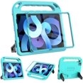 thumbnail image 1 of SUPNICE Kids Case with Built-in Screen Protector for New iPad Air 4th Generation 10.9 Inch 2020, Light Weight Shockproof Handle Stand Protective Case for 2020 iPad Air 4 10.9/iPad Pro 11, Turquoise, 1 of 9