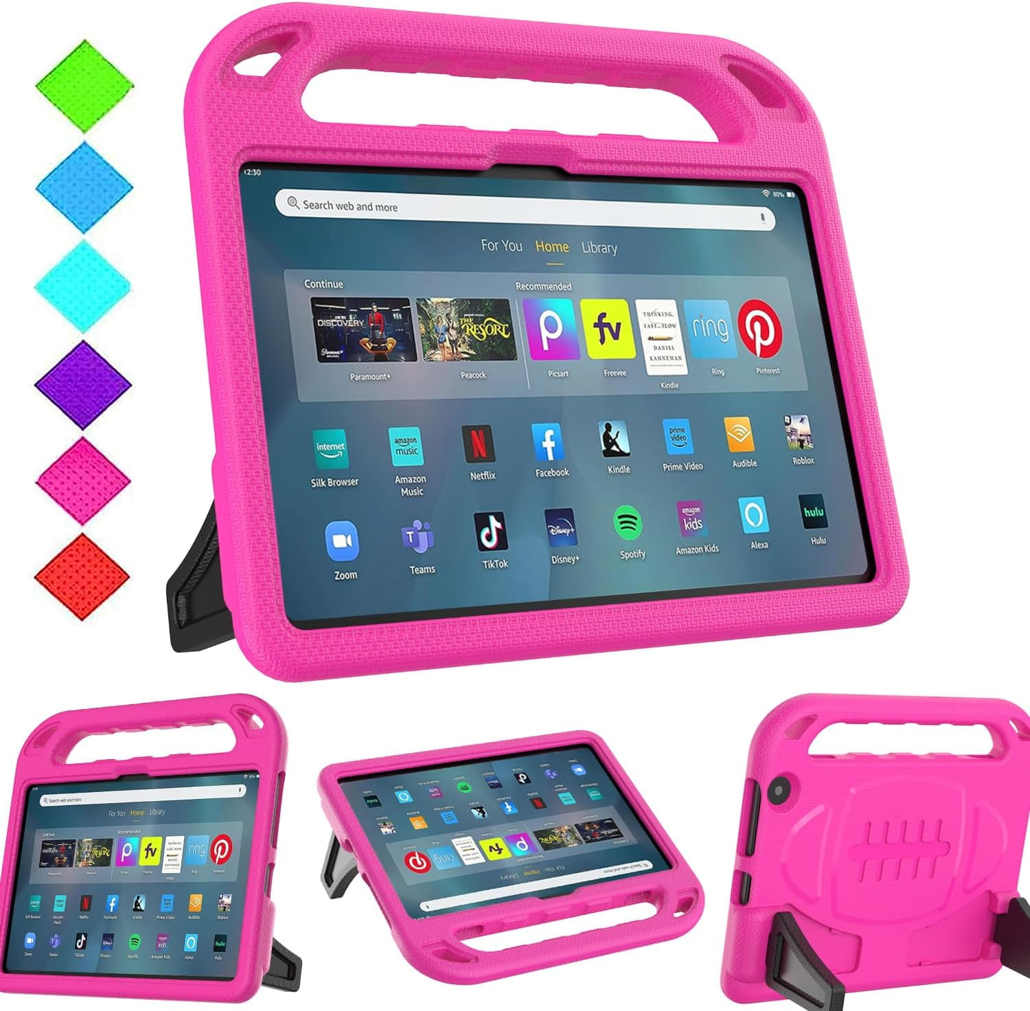 Fire Max 11 Tablet Case With Bible Verse Design - Multi-Angle Stand Cover With Auto Wake/Sleep (2023 Model)