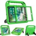thumbnail image 1 of SUPNICE Kids Case for New iPad 9.7 2018/2017 with Built-in Screen Protector, Light Weight Shock Proof Handle Stand Kids Case for iPad 9.7 2017/2018 iPad Air/iPad Air 2/iPad Pro 9.7 - Green, 1 of 8