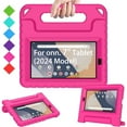 thumbnail image 1 of SUPNICE Kids Case for Onn 7 inch 2024 Gen 4 (Model 100135924) Tablet (4th Generation, 2024), Light Weight Shock Proof Handle Stand Case for Walmart Onn 7 Tablet (Just Fit 7" 2024, 4 Gen), Pink, 1 of 9
