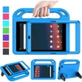 thumbnail image 1 of SUPNICE Kids Case for Onn 8” 2022 Gen 3, Built-in Screen Protector Lightweight Handle Friendly Kickstand Cover for Walmart Onn 8 Tablet Model TBGRY 100071483 (2022 Release), Blue, 1 of 7