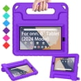 thumbnail image 1 of SUPNICE Kids Case for Onn. 8" 4th Generation 2024, Hanle Stand Protective Cover with Built-in Screen Protector for Onn. 8 Inch Tablet Gen 4 2024 Model 100135923,Purple, 1 of 7