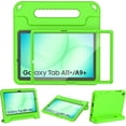 thumbnail image 1 of SUPNICE Kids Case for Samsung Galaxy Tab A11+ Plus 11” 2026/A9+ Plus 11 Inch 2023 with Built-in Screen Protector, Light Weight Shock Proof Handle Stand Kids Friendly Cover ,Green, 1 of 7