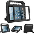 thumbnail image 1 of SUPNICE Kids Case for iPad 2 3 4 （Old Model）- Built-in Screen Protector, Shockproof Handle Stand Kids Friendly Protective Case for iPad 2nd 3rd 4th Generation, Black, 1 of 8
