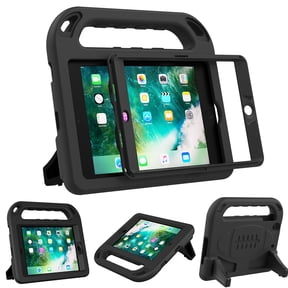 SUPNICE Kids Case for iPad Mini 1 2 3 - Light Weight Shock Proof Handle Stand Cover Case with Built-in Screen Protector for iPad Mini 1 / iPad Mini 2 / iPad Mini 3 - Black