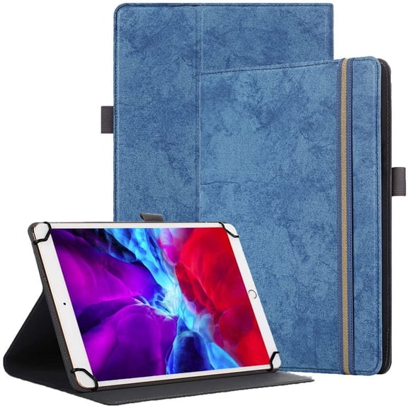 SUPNICE Universal Stand Folio Case Cover for All 9-11" Tablets (Samsung Galaxy Tab A7 10.4",Tab A8 10.5",Onn. 10.1" Tablet,Lenovo Tab M10,Apple iPad 10.2-inch,iPad 9.7/10.9 inch),Navy Blue