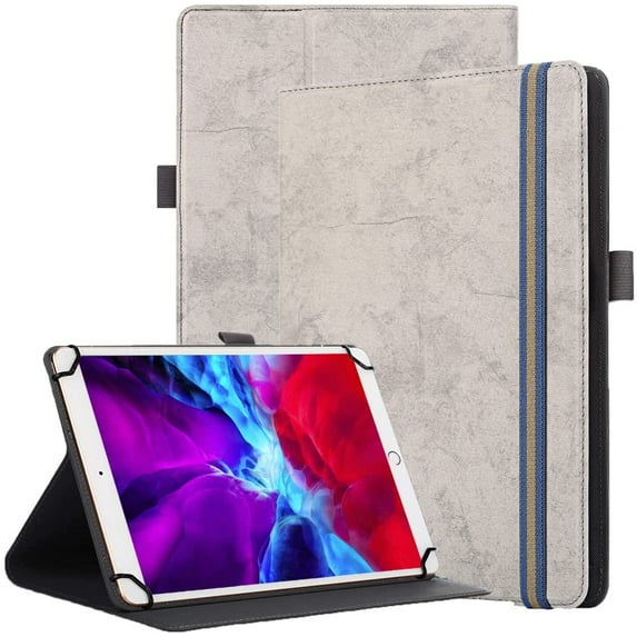 SUPNICE Universal Stand Folio Case Cover for All 9-11" Tablets (Samsung Galaxy Tab A7 10.4",Tab A8 10.5",Onn. 10.1" Tablet,Lenovo Tab M10,Apple iPad 10.2-inch,iPad 9.7/10.9 inch),Grey