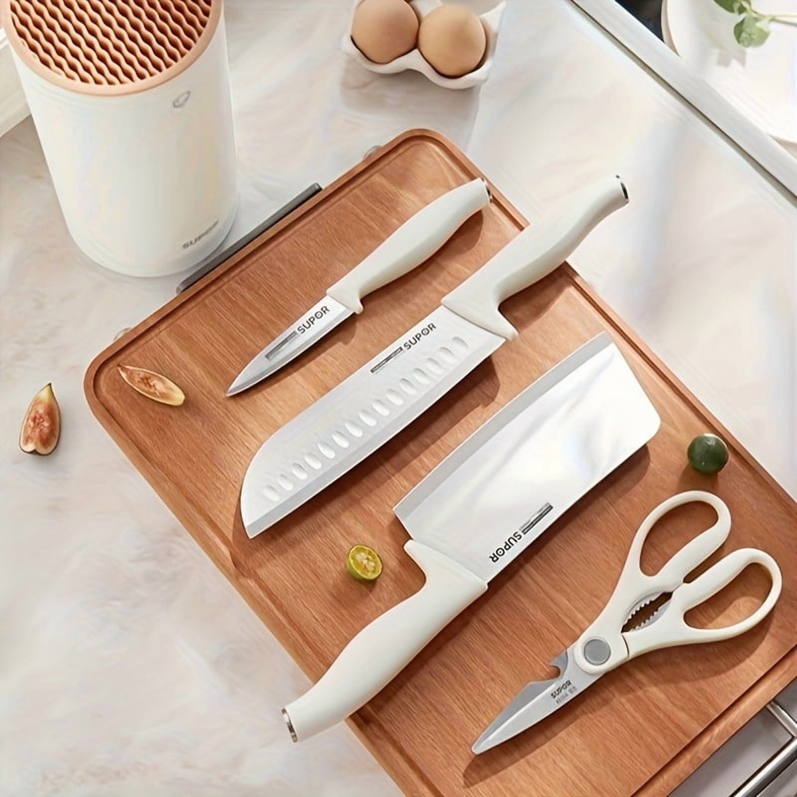 SUPOR Chinese-Style 5-Piece Knife Set TK24001E - Walmart.com