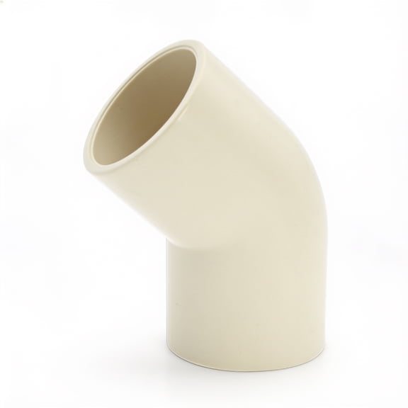 SUPPLYGIANT 10pcs 1/2 Inch CPVC 45 Degree Elbow Socket x Socket Plumbing Fitting