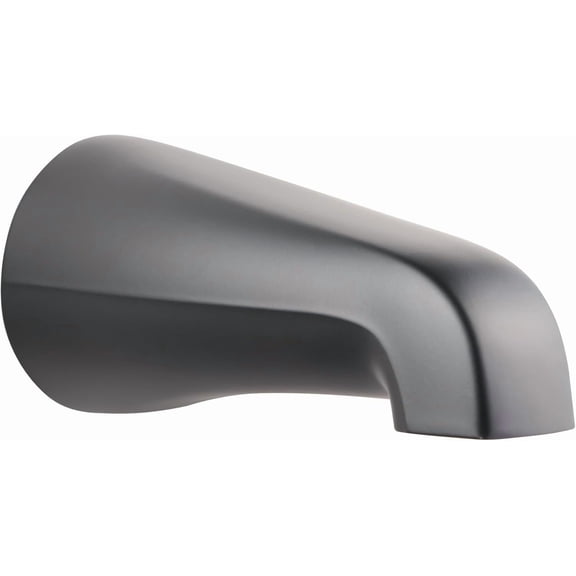 SUPPLYGIANT™ Tub Spout 1/2" FIP Nose Thread Non Diverter Bathtub Faucet Matte Black Finish