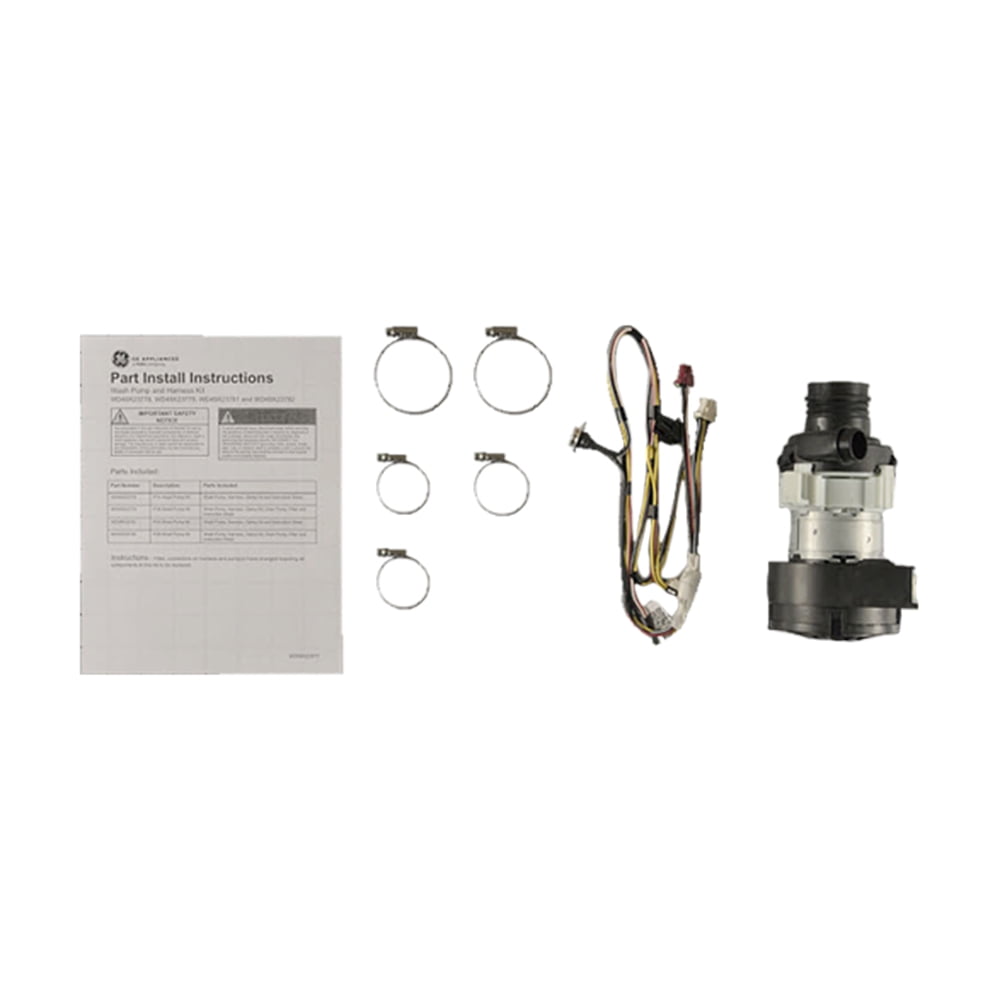 SUPPLYZ Direct Replacement for GE WD49X23781 Dishwasher P2A Wash Pump/Harness Kit