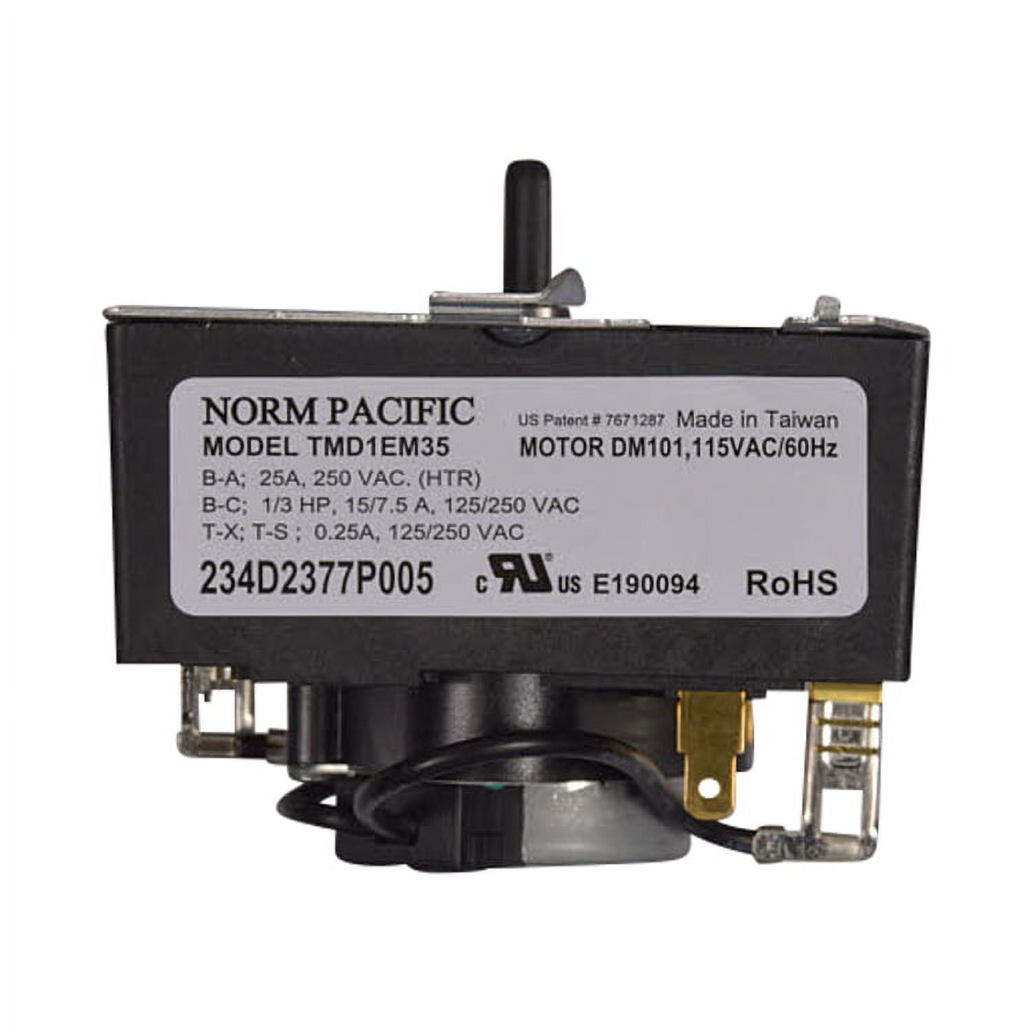 SUPPLYZ Direct Replacement for GE WE04X25280 Dryer Timer