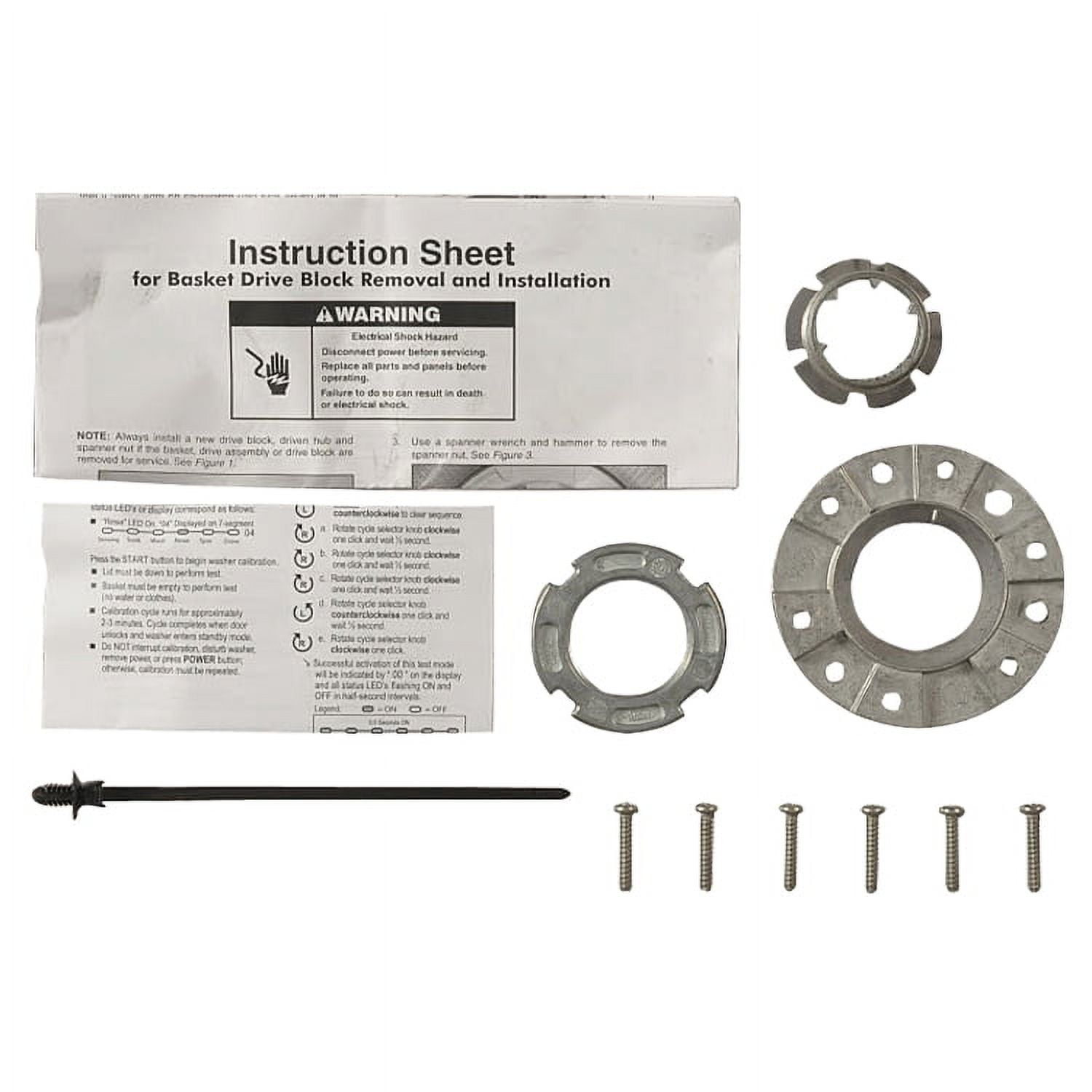 SUPPLYZ Direct Replacement for Whirlpool W10324651 Washer Hub 1877235