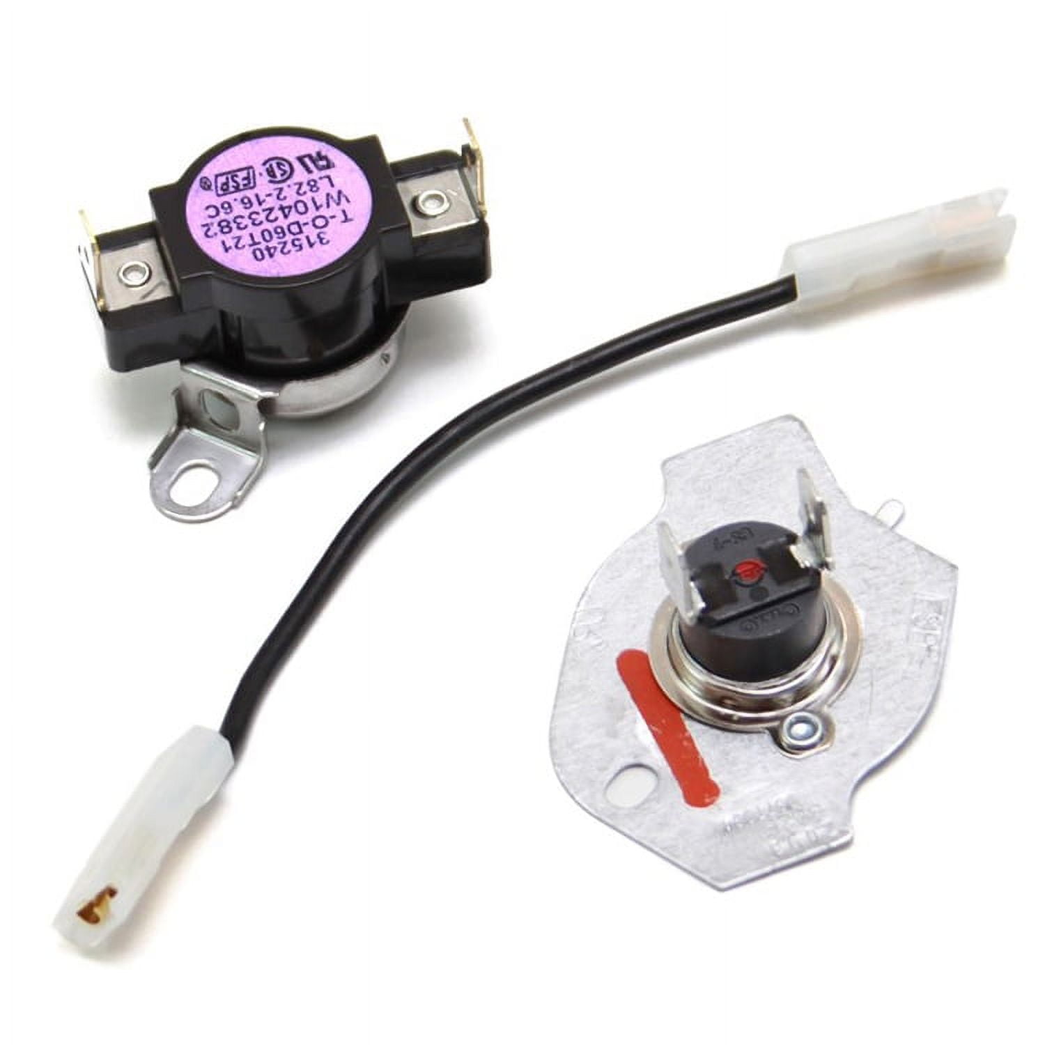 SUPPLYZ Direct Replacement for Whirlpool W11050897 Dryer High Limit Thermostat W10423382 3403140 AH3507962 EA3507962
