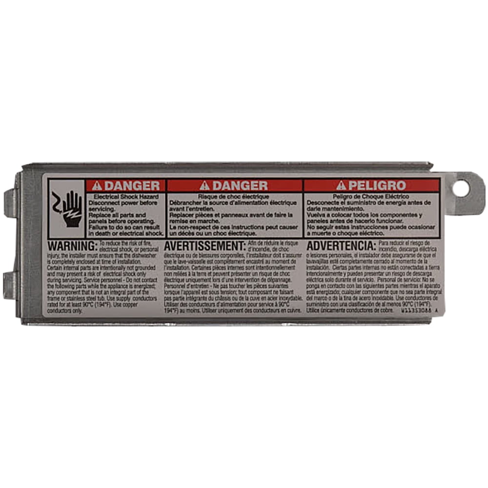 SUPPLYZ Direct Replacement for Whirlpool W11407385 Dishwasher Covr-Box