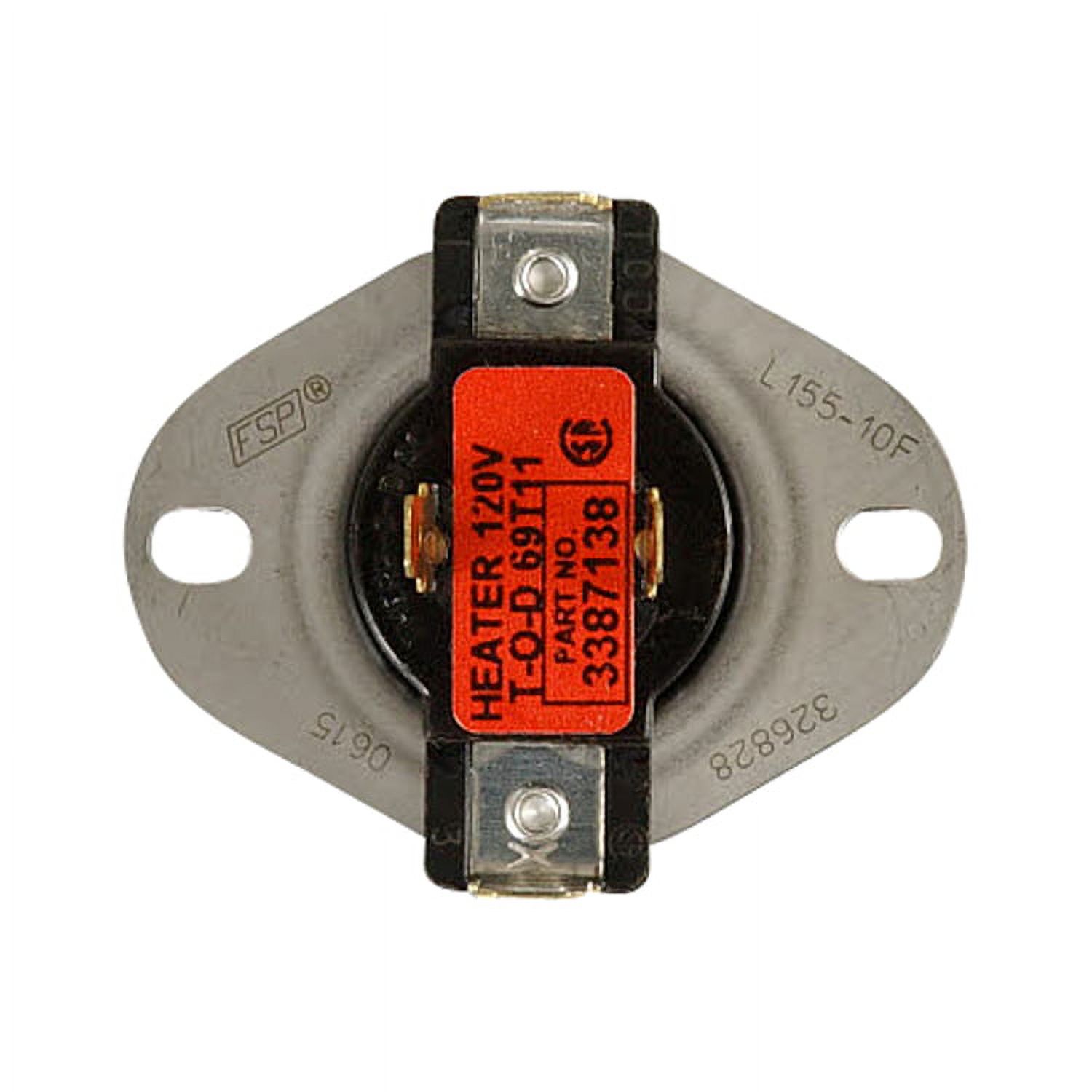 SUPPLYZ Direct Replacement for Whirlpool WP3387138 Dryer Thrmst 