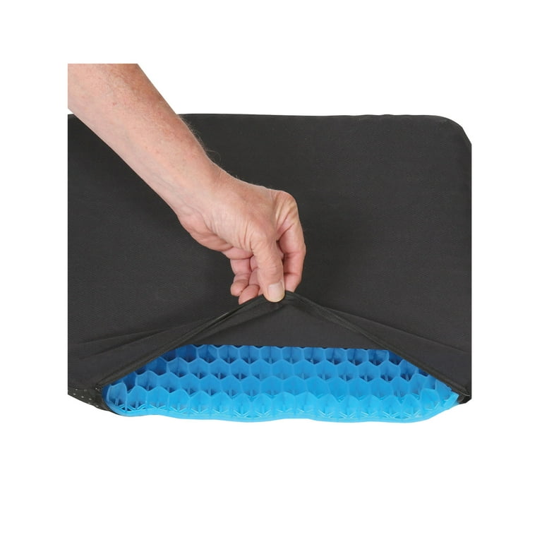 SUPPORT PLUS Gel Seat Cushion for Tailbone Sciatica Pain Relief